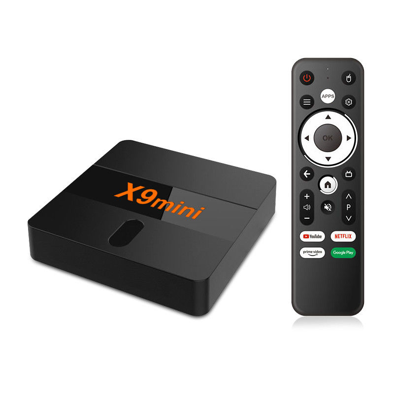 안드로이드 9.0 TV 박스 음성 IR 원격 제어 1GB/8GB 지원 스마트 APP